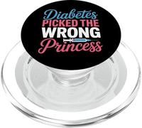 Type One Awareness Heroes Diabetes Picked The Wrong Princess PopSockets PopGrip for MagSafe