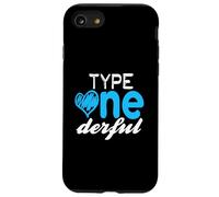 Type One-derful Girls Fun T1D Diabetes Awareness Humor Case for iPhone SE (2020) / 7/8