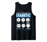 Type One Diabetes A Day As A Diabetic Funny T1D Awareness Tank Top
