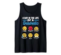 Type One Diabetes A Day As A Diabetic Funny T1D Awareness Tank Top