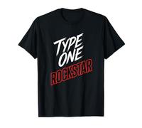 Type One Rockstar - Diabetes Awareness Hero T-Shirt