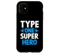 Type One Superhero T1D Warrior Diabetes Awareness Case for iPhone 11