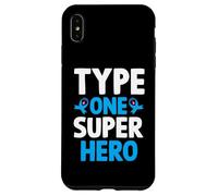 Type One Superhero T1D Warrior Diabetes Awareness Case for iPhone XS Max