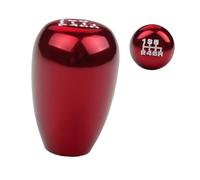 Type R Style 6 Speed Manual Gear Shift Knob M10x1.5 Replacement for Honda Civic Accord S2000 &for Acura Integra RSX TSX, Aluminum 6MT Racing Shift Knob Red