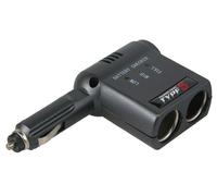 Type S Ac50474 Triple Socket Accessory Adaptor with Battery Checker