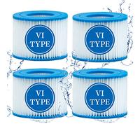 Type vi spa Filter and hot tub Filter Replacement Cartridge for Coleman hot tub Filters, for Inflatable hot tub Filter (4pcs)