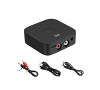 (Type1) Bluetooth 5.0 RCA Audio Receiver APTX 3.5mm AUX Jack Music Wireless Bluetooth Adapter With NFC for Car TV Computer Speakers