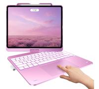 typecase Touch Case Keyboard for iPad Air 13-inch(M3/M2, 2025/2024), Multi-Touch Trackpad, 360° Rotatable, 11-Color Backlit, Pencil Holder, Thistle