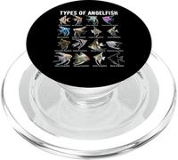 Types of Angelfish Shirt Angel Fish Fresh Water Aquarium PopSockets PopGrip for MagSafe