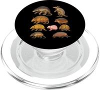Types of Armadillo Educational Wildlife Species Ecology PopSockets PopGrip for MagSafe