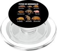 Types of Armadillo Educational Wildlife Species Ecology PopSockets PopGrip for MagSafe