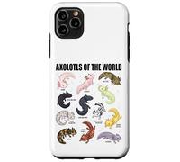 Types of Axolotls of The World Axolotl Morphs Chart Science Case for iPhone 11 Pro Max