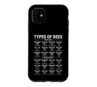 Types of Bees Entomology Insect Species Guide Case for iPhone 11
