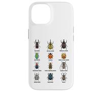 Types of Beetles, Beetle Species Chart Insect Identification Case for iPhone 14