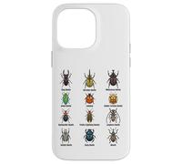 Types of Beetles, Beetle Species Chart Insect Identification Case for iPhone 14 Pro Max