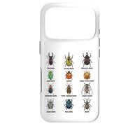 Types of Beetles, Beetle Species Chart Insect Identification Case for iPhone 17 Pro