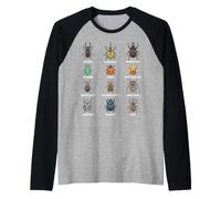 Types of Beetles, Beetle Species Chart Insect Identification Raglan Baseball Tee