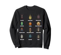 Types of Beetles, Beetle Species Chart Insect Identification Sweatshirt