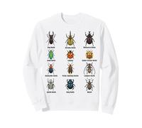 Types of Beetles, Beetle Species Chart Insect Identification Sweatshirt