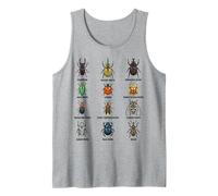 Types of Beetles, Beetle Species Chart Insect Identification Tank Top