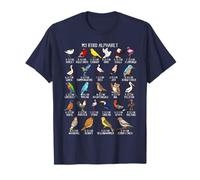 Types Of Birds Alphabet A-Z ABC Bird T-Shirt