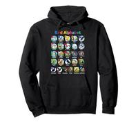 Types of Birds Alphabet ABC Bird Names A-Z for Kids Pullover Hoodie