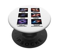 Types of Black Holes Astronomy Chart Space Lovers PopSockets Adhesive PopGrip