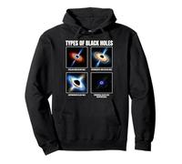 Types of Black Holes Astronomy Chart Space Lovers Pullover Hoodie