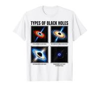 Types of Black Holes Astronomy Chart Space Lovers T-Shirt