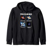 Types of Black Holes Astronomy Chart Space Lovers Zip Hoodie