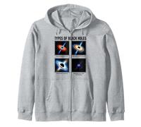 Types of Black Holes Astronomy Chart Space Lovers Zip Hoodie