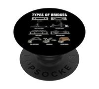 Types Of Bridges Chart Civil Engineering Architecture PopSockets Adhesive PopGrip