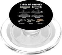 Types Of Bridges Chart Civil Engineering Architecture PopSockets PopGrip for MagSafe