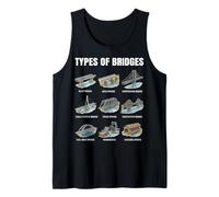 Types of Bridges Chart Civil Engineering Architecture Tank Top