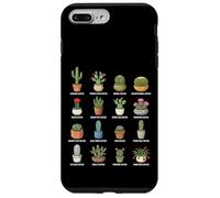 Types of Cactus in Pots Botanical Plant Chart Case for iPhone 7 Plus/8 Plus