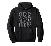 Types of Carabiner Rock Climbing Mountain Climber Pullover Hoodie