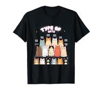 Types of Cat Cute Kitten Kawaii Cats, Men Women Girls Kids T-Shirt