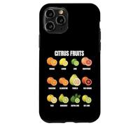 Types of Citrus Fruits Botanical Chart Plants Enthusiasts Case for iPhone 11 Pro