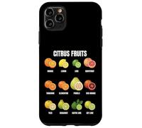 Types of Citrus Fruits Botanical Chart Plants Enthusiasts Case for iPhone 11 Pro Max