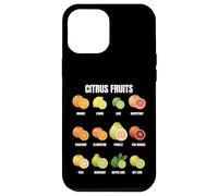 Types of Citrus Fruits Botanical Chart Plants Enthusiasts Case for iPhone 12 Pro Max