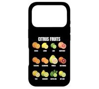 Types of Citrus Fruits Botanical Chart Plants Enthusiasts Case for iPhone 17 Pro