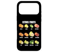 Types of Citrus Fruits Botanical Chart Plants Enthusiasts Case for iPhone 17 Pro Max
