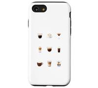 Types of Coffee Funny Caffeine Lover Barista Case for iPhone SE (2020) / 7/8