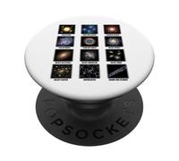 Types of Cosmic Structures Star Systems, Nebulae & Galaxies PopSockets Adhesive PopGrip