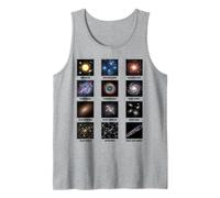 Types of Cosmic Structures Star Systems, Nebulae & Galaxies Tank Top