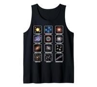 Types of Cosmic Structures Star Systems, Nebulae & Galaxies Tank Top