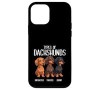 Types Of Dachshunds Funny Wiener Dog Cute Sausage Dog Case for iPhone 12 mini