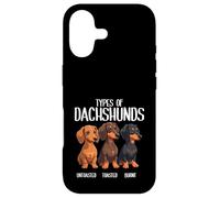 Types Of Dachshunds Funny Wiener Dog Cute Sausage Dog Case for iPhone 17