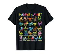 Types Of Dinosaurs Alphabet A-Z ABC Dino Identification T-Shirt