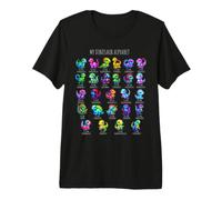 Types of Dinosaurs Alphabet A-Z, ABC Dinosaur Identification Premium T-Shirt
